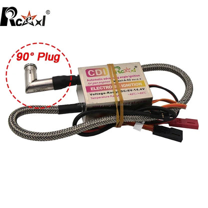 Rcexl Simple/Twin VILLE CDI NGK-ME-8 1/4-32 90/ 120 Résistant ou Droit pour Gaz GOLD DLE Moteur RC Avion