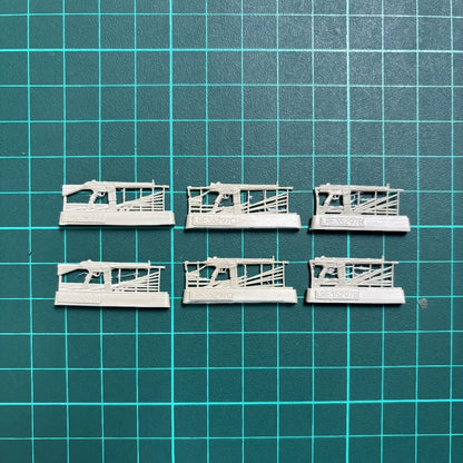 Kit de modèle non peint en résine 1/35, Kit de fusil Heckler & Koch G3A3 et G3A4 (6 unités) GK non assemblé et non peint, 1251T