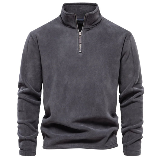 FGKKS 2023 sweat à capuche décontracté en plein air hommes chaud col à glissière haut de haute qualité conception sweat à capuche chaud hommes