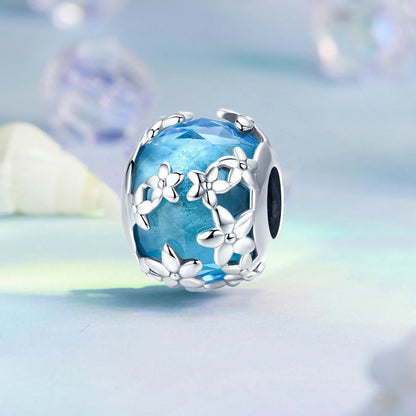 100% argent Sterling 925 véritable 10 couleurs breloque coeurs radieux en cristal pour Bracelet