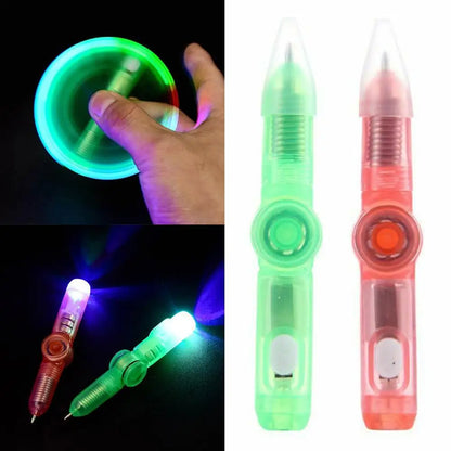 Stylo à bille LED Fidget Spinner