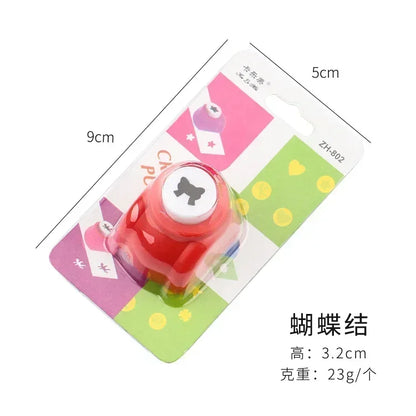 Scrapbook poinçons à la main coupe carte artisanat Mini impression papier poinçon bricolage fleur papier artisanat poinçon trou perforateur enfants jouet