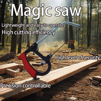 Kit de scie à main polyvalente avec scie à métaux en acier pour métal, bois, verre, Mini ensemble d'outils de bricolage pour l'artisanat et la modélisation du bois