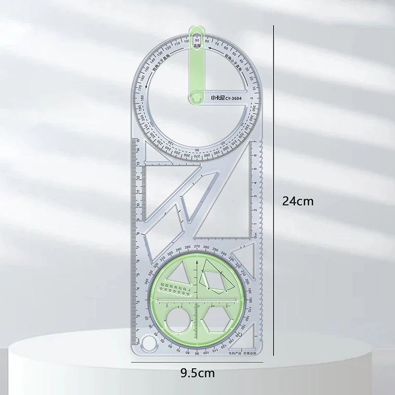 Règle géométrique multifonctionnelle
