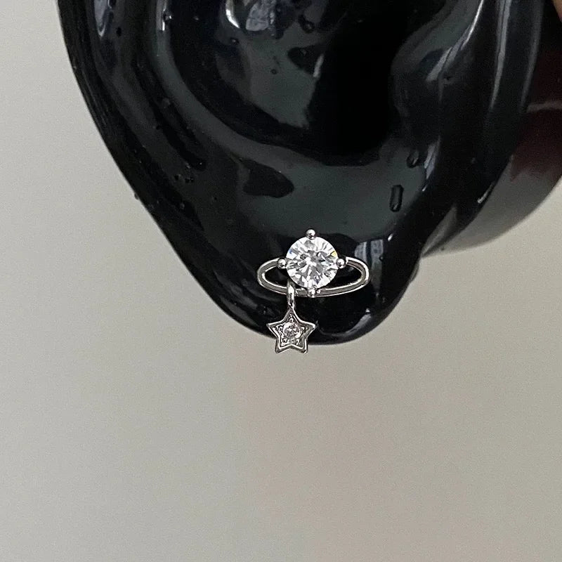 Boucles d'oreilles en argent pour femmes, 1 pièce, griffe d'os de chien en acier inoxydable 316L,