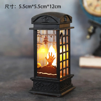 Lampe Décorative à LED Château de Citrouille,