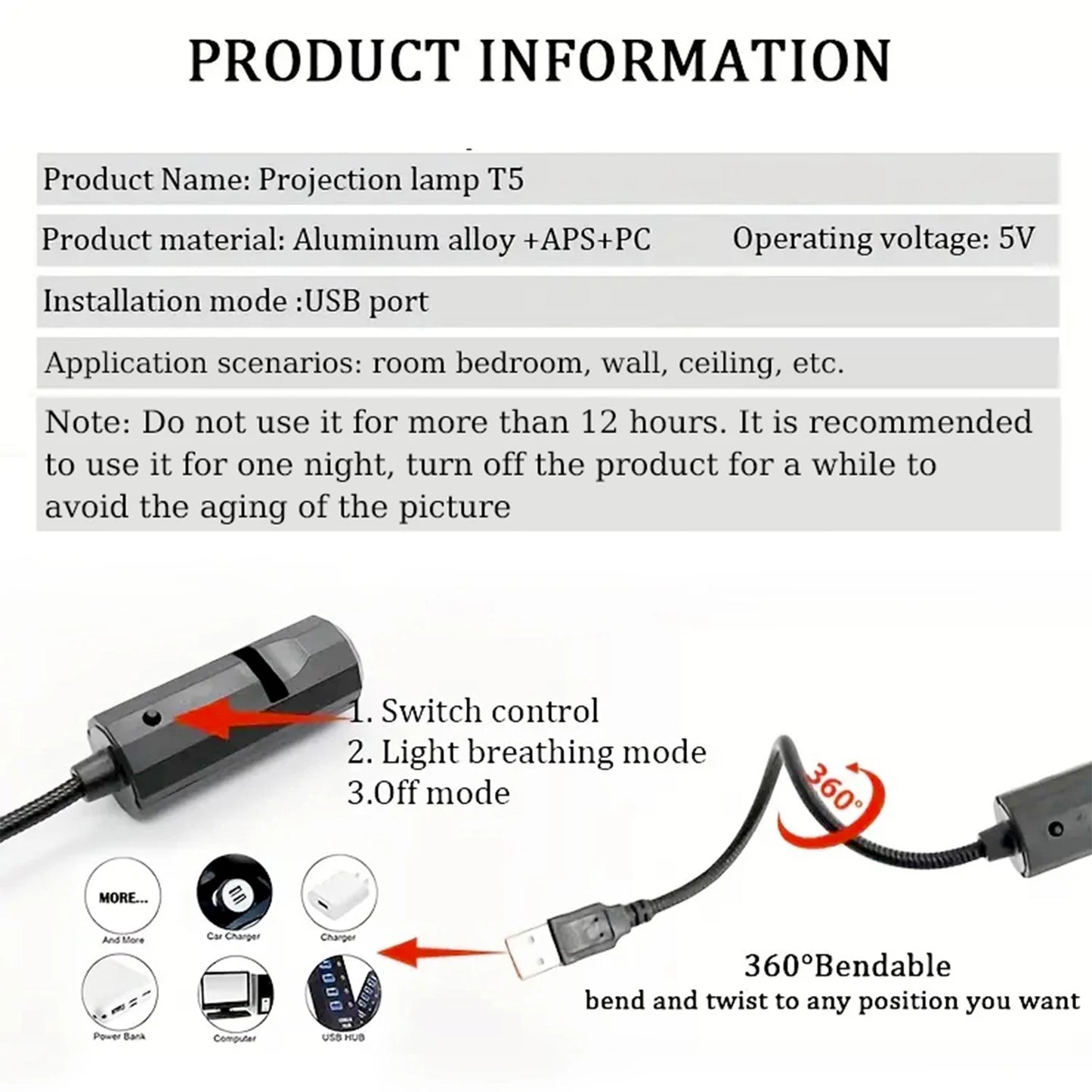 Lumière de projection d'arbre de Noël