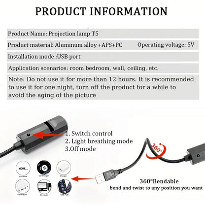 Lumière de projection d'arbre de Noël