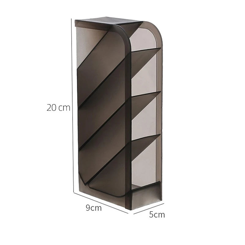 Porte-stylo de rangement de papeterie multifonctionnel en plastique