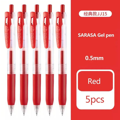 Stylos à encre Gel couleur zèbre JJ15  haute capacité rechargeable