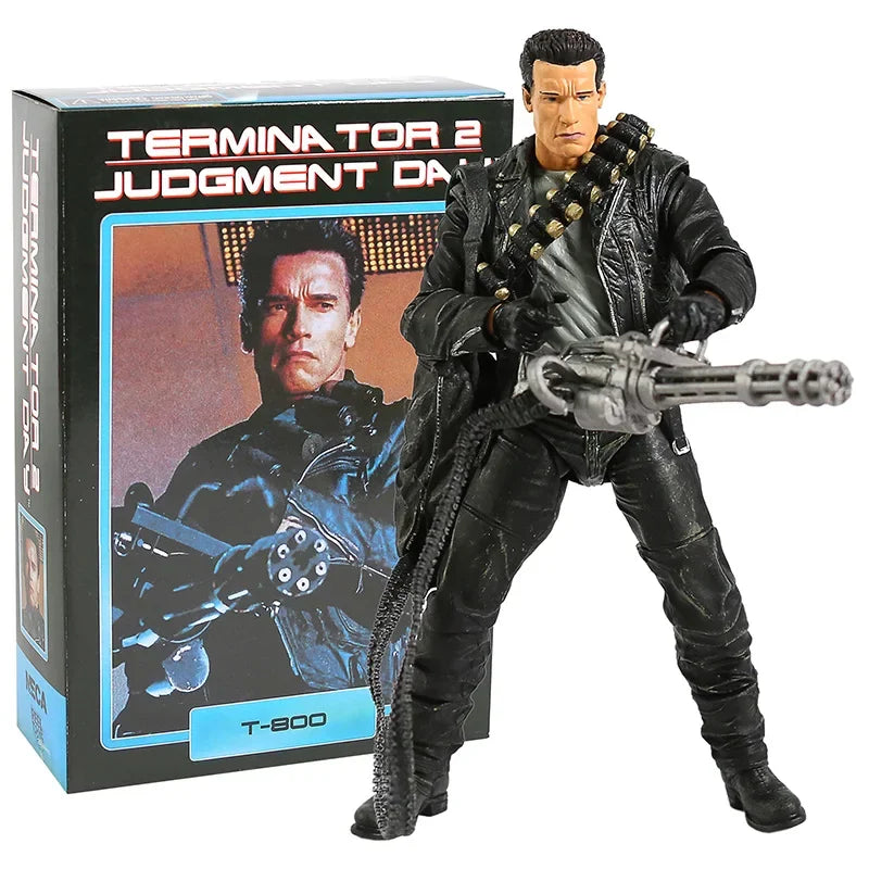 NECA Terminator 2: jour du jugement T-800 Arnold Schwarzenegger figurine en PVC modèle à collectionner jouet 7 "18 cm