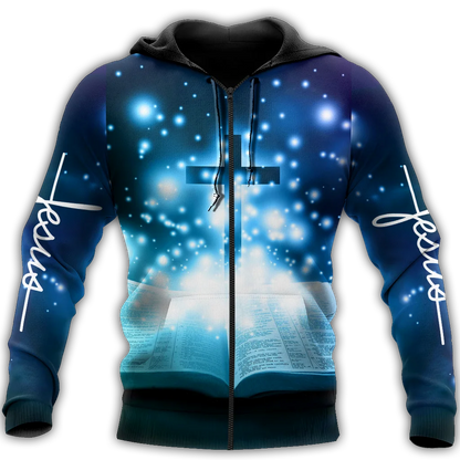 Sweat à capuche à fermeture éclair pour hommes, imprimé croix de jésus en 3D, dieu, Cool, Harajuku, chevaliers templiers, pull à manches longues pour hommes, nouvelle collection automne et hiver