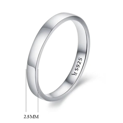BAMOER haute qualité 925 bague en argent Sterling bague de mariage classique ronde bague femmes mariage fiançailles bijoux cadeau SCR343