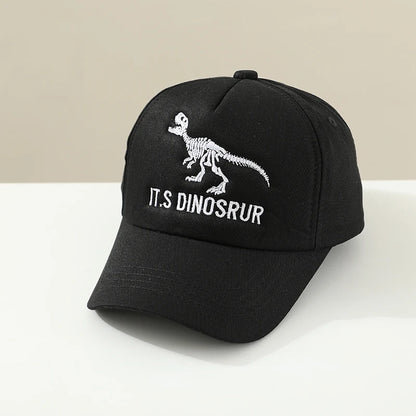 Chapeaux de sport d'été pour enfants, casquettes d'école pour bébés garçons, Baseball brodé de dinosaures, casquettes d'extérieur pour enfants de 2 à 8 ans réglables, 2025