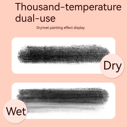 Poudre de charbon de bois 2,4 ultra douce pour croquis, toner de croquis, support sec, pastels d'artiste, dessin, fournitures d'art, 7 couleurs