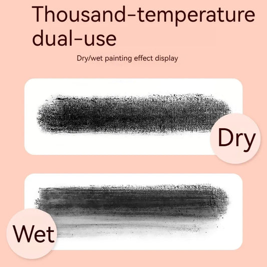 Poudre de charbon de bois 2,4 ultra douce pour croquis, toner de croquis, support sec, pastels d'artiste, dessin, fournitures d'art, 7 couleurs