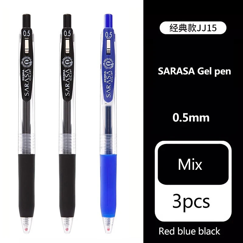 Stylos à encre Gel couleur zèbre JJ15  haute capacité rechargeable