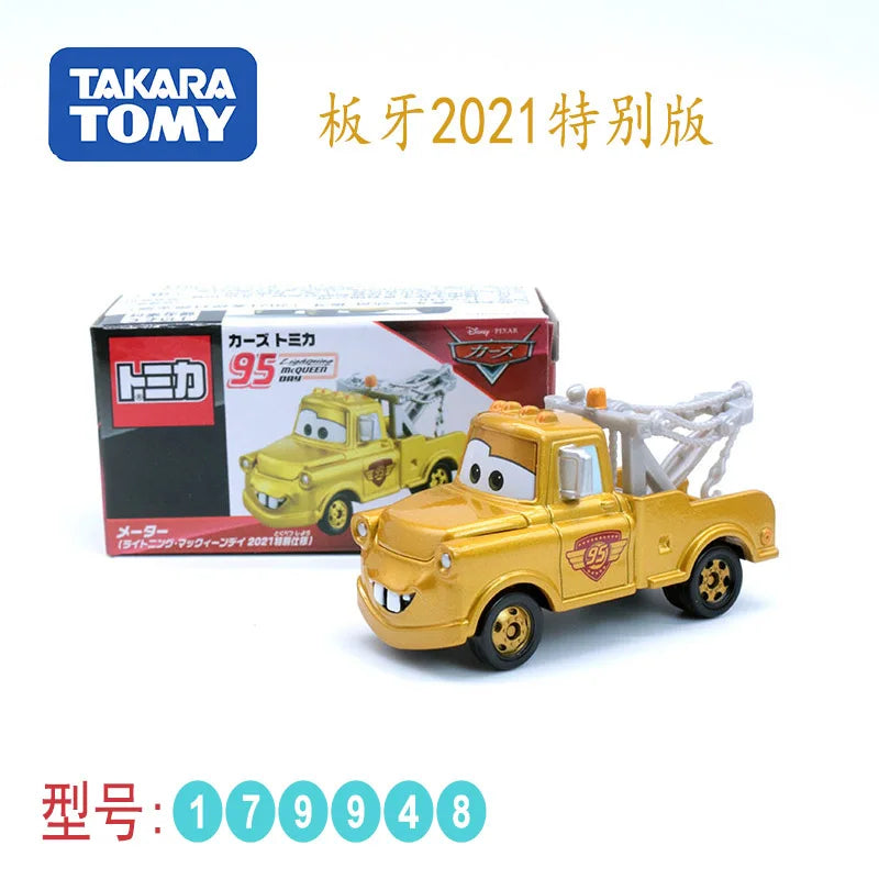 Tomy Tomica-Modèle de véhicule édition spéciale pour garçons, jouets moulés sous pression, voiture Tokyo, McQueen, Mater, Finn, McMissile, cadeau de collection, 1/64