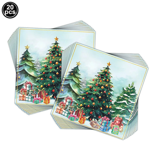 Fournitures de noël, bannière joyeux noël, ballon, bouteille de vin, autocollants, assiettes en papier jetables, pailles, décorations de fête de noël