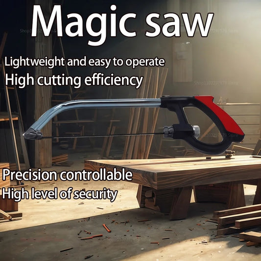 Kit de scie à main polyvalente avec scie à métaux en acier pour métal, bois, verre, Mini ensemble d'outils de bricolage pour l'artisanat et la modélisation du bois