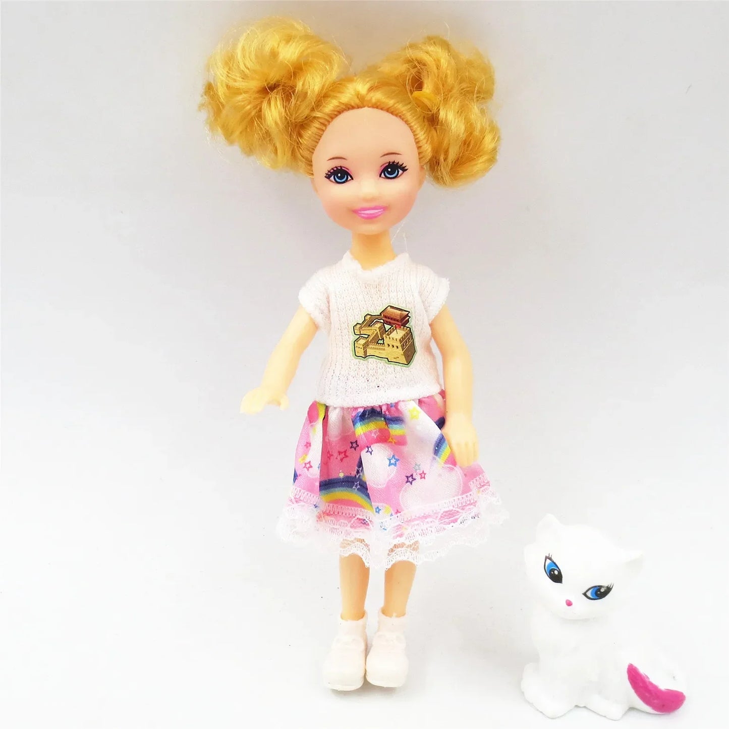 Accessoires de poupée Mini Kelly de 5 pouces, vêtements de poupée Chelsea à la mode, tenues de fête, jouets pour enfants filles, cadeau d'anniversaire