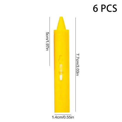 Crayons de bain lavables, 6 pièces, dessin coloré dans la baignoire, faciles à nettoyer, jouet artistique amusant pour enfants, Graffiti, Crayon de salle de bain