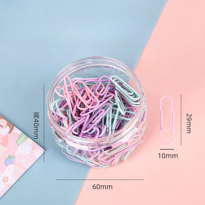 Trombones pour documents Morandi, fournitures de reliure à clip en métal, papier de test étudiant, classeur de factures, évaluaOffice, 28mm, 100 pièces par boîte