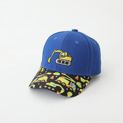 Chapeaux de sport d'été pour bébés de 2 à 8 ans, chapeaux de Baseball pour écoliers, à la mode, brodés avec pelle, pour l'extérieur, 2025