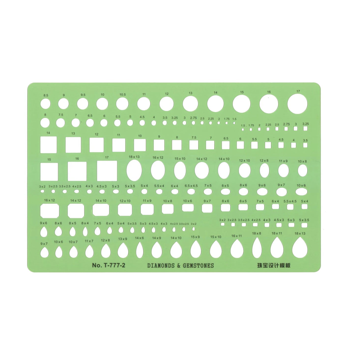 Kit de règle pochoirs