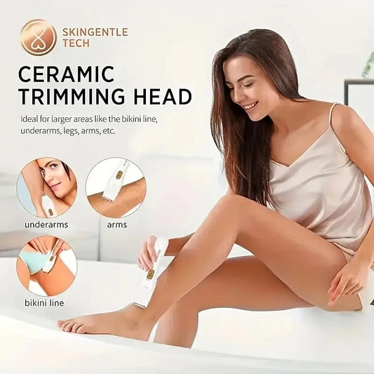 Rasoir électrique pour femmes rasoir féminin tondeuse Bikini rasoirs pour dames corps aisselles jambes Portable épilateur indolore