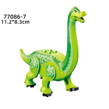 Mini bloc de construction jouet dinosaure jurassique Puzzle Animal tyrannosaure Rex ptérosaure bloc de construction jouet cadeau pour enfants