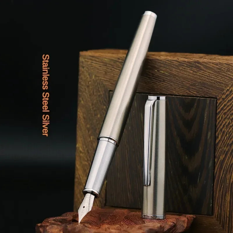 JINHAO 95-Stylo plume en métal, design rétro, matériau métallique,