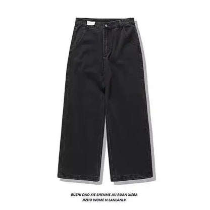 SouthPole Wash jean hommes américain gothique Hip Hop rétro lettre graphique jambe droite pantalon Harajuku mode ample Couple pantalon large