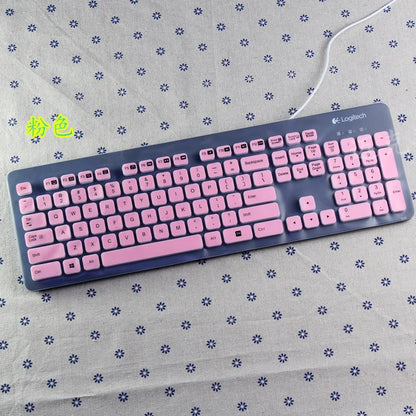 Logitech – housse de protection pour clavier de bureau, en silicone souple, étanche à la poussière et à l'eau, pour ordinateur portable, K310