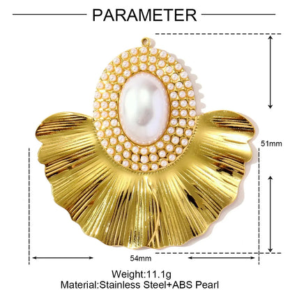 3 pièces/lot géométrique en acier inoxydable disque goutte d'eau boucle d'oreille breloques secteur fleur collier à faire soi-même pendentifs femmes étoile coeur bijoux