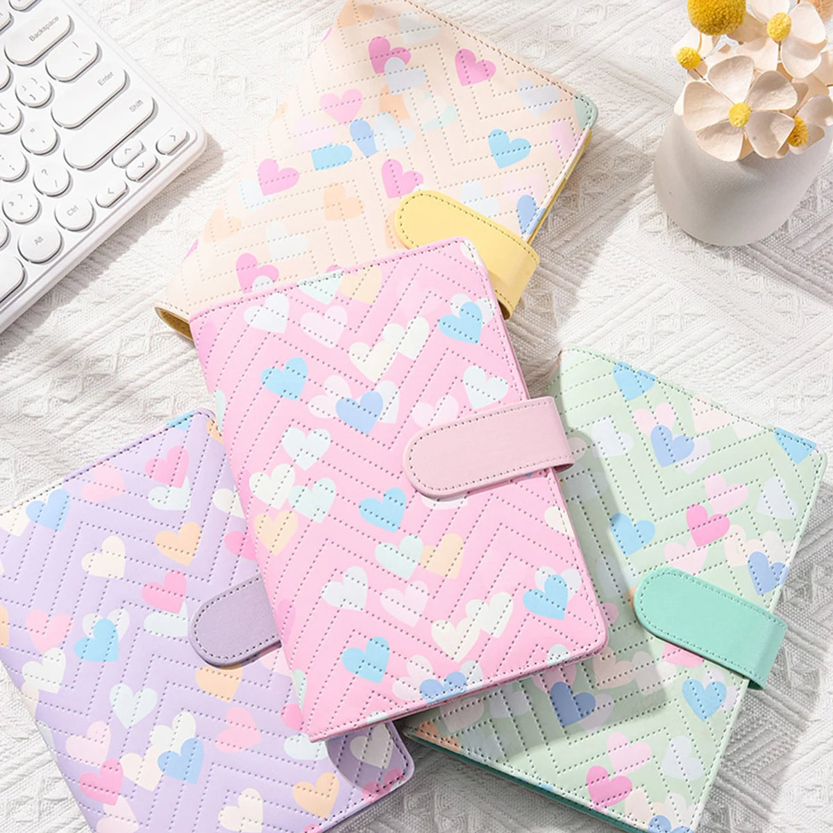 Classeur en cuir PU A6,