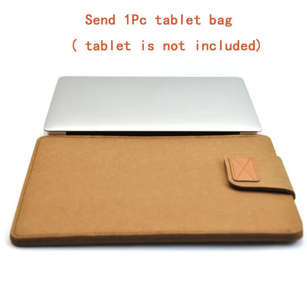 Étui tablette de 8 pouces, pochette en feutre de laine,
