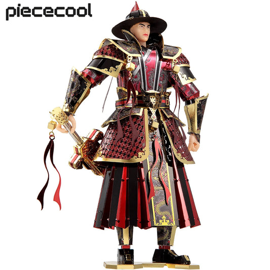 Piececool-Puzzle 3D en métal, Les Gardes Impériaux de la ociastie Ming, Kit de Modèle d'Assemblage à Faire Soi-Même, Jouets pour Adolescent et Adulte