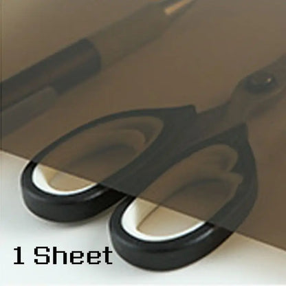 Feuille de plastique transparente A4, acétate PVC, filtre de lumière colorée,