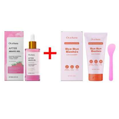 Femme crème dépilatoire parties intimes inhibiteur de croissance des cheveux Anti sec prévenir les taches noires après rasage huile corps épilation crème