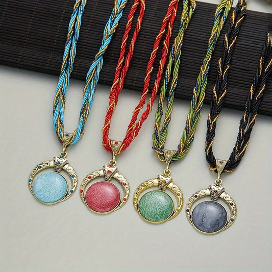 Collier pendentif de Style ethnique Vintage, 1 pièce, bijoux, cadeau de fête