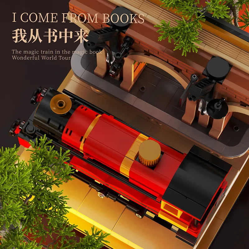Secrets chauds Train Express édition de collection livres voiture volante 4 Harris blocs de construction jouets cadeaux Kits pour garçons enfants enfants