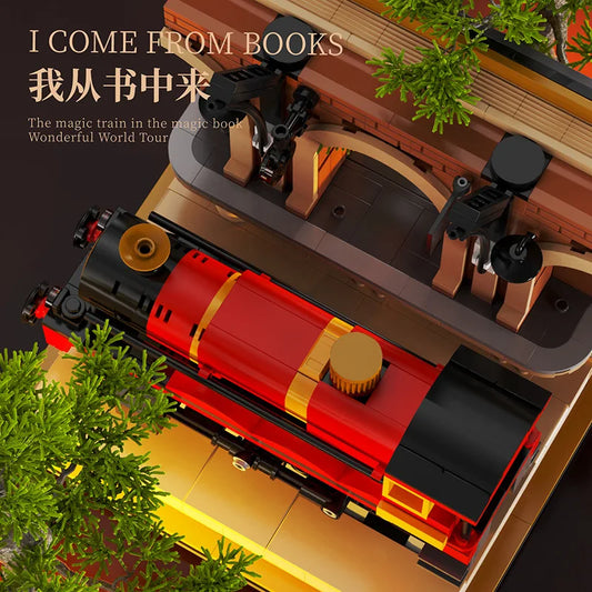 Secrets chauds Train Express édition de collection livres voiture volante 4 Harris blocs de construction jouets cadeaux Kits pour garçons enfants enfants