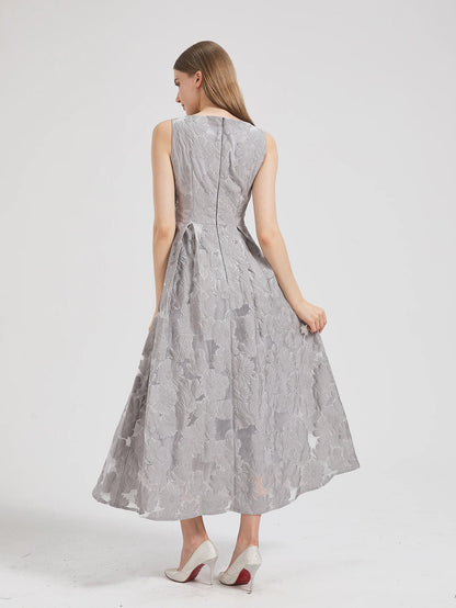 DEVCHATA-Robe Longue Brodée en Organza pour Femme, Tenue de Bal Élégante, Nouvelle Mode, Vacances, Été