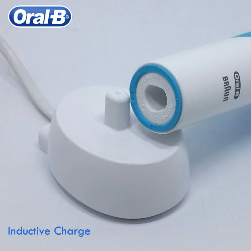 Oral B brosse à dents électrique Rotation nettoyage Oral 3D dent blanche adulte vitalité brosse à dents charge inductive + tête de brosse cadeau