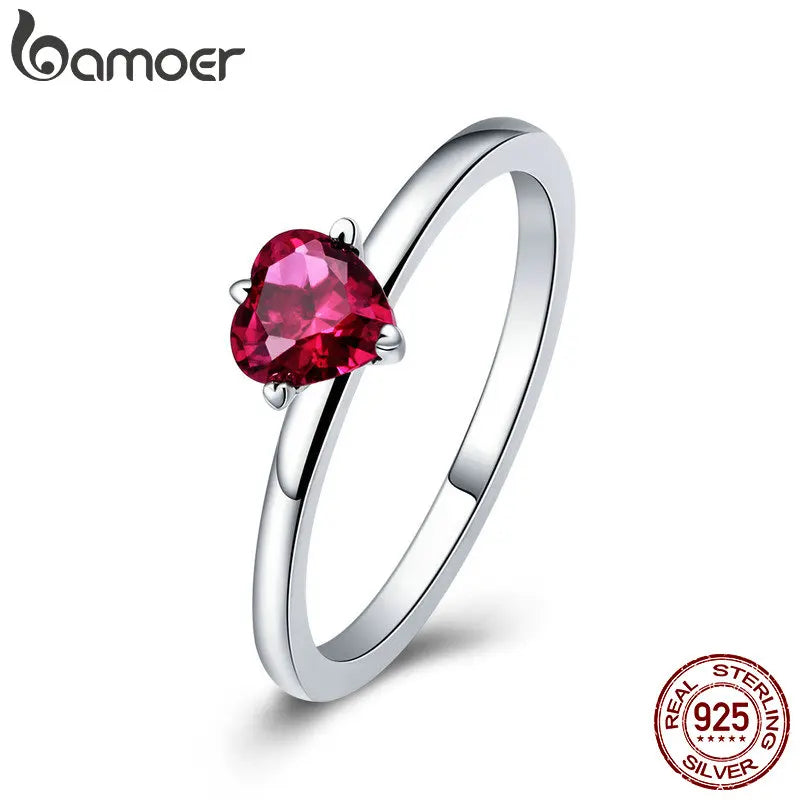 BAMOER authentique 100% 925 bague en argent Sterling  SCR389