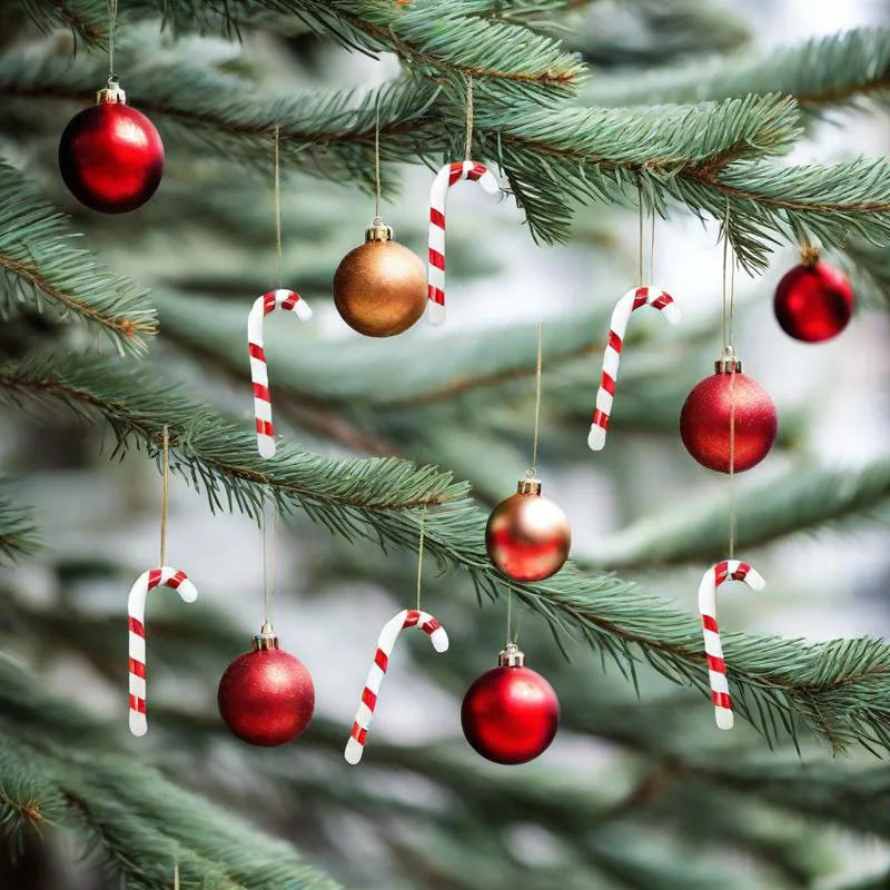 Décorations sucre d'orges de noël de 7cm