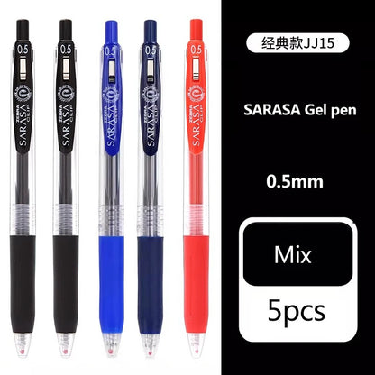 Stylos à encre Gel couleur zèbre JJ15  haute capacité rechargeable