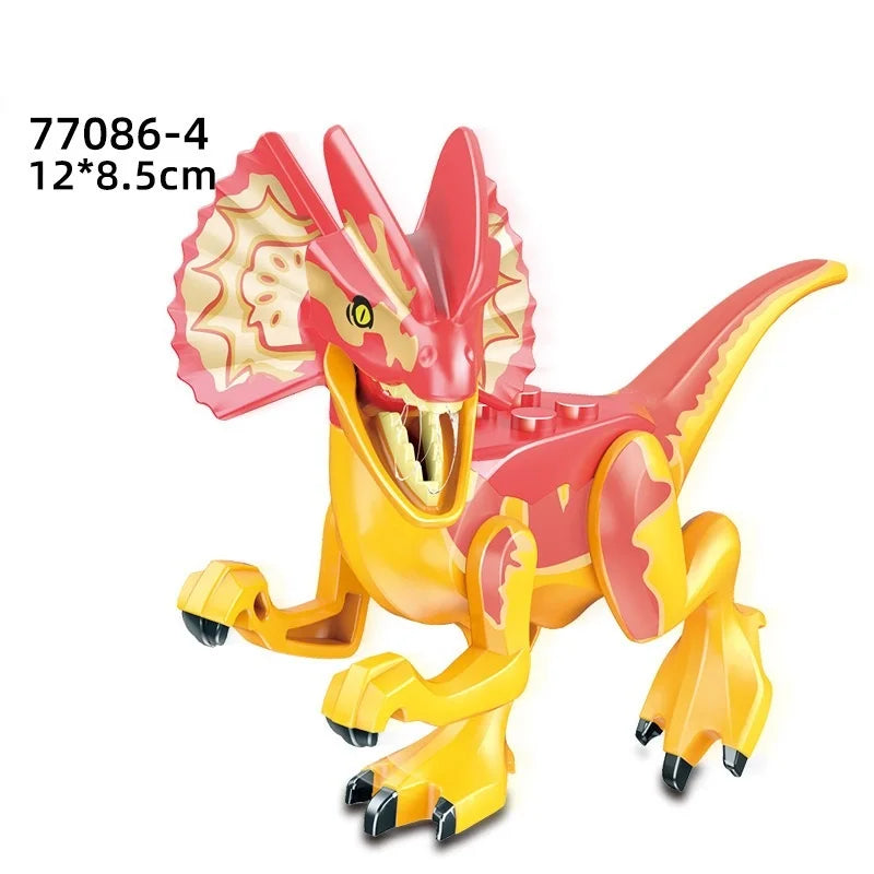 Mini bloc de construction jouet dinosaure jurassique Puzzle Animal tyrannosaure Rex ptérosaure bloc de construction jouet cadeau pour enfants