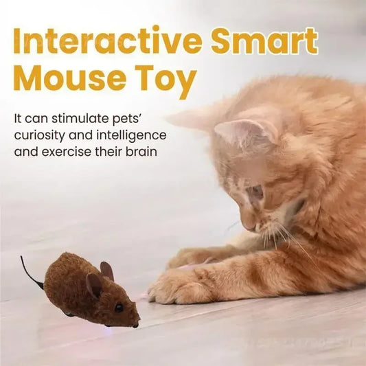 eelhoe - Jouet de souris interactif pour chat